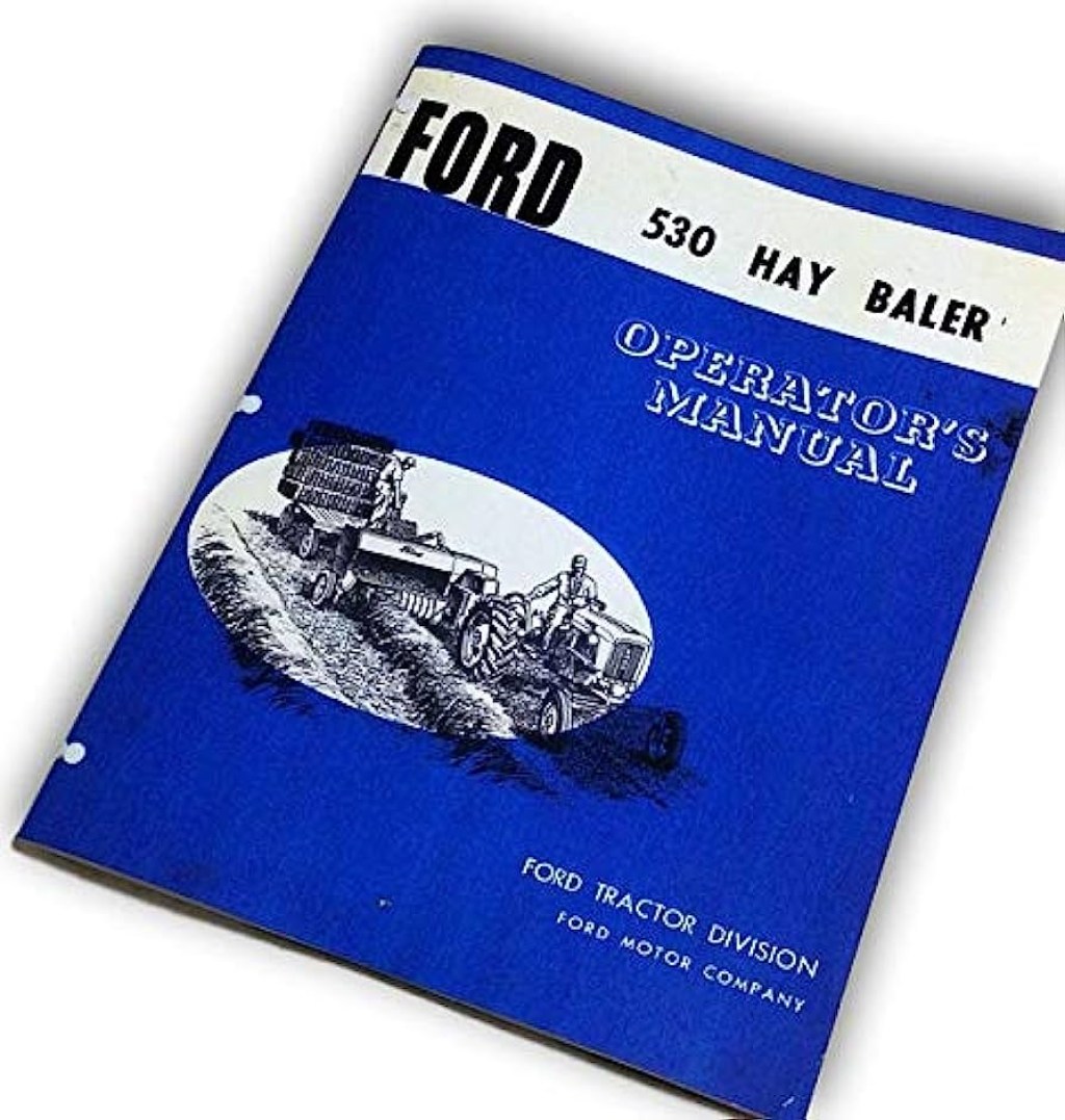 Picture of: AgPubs Operators Manual for Ford  Hay Baler Owners Adjustments Operation  Lube New Print