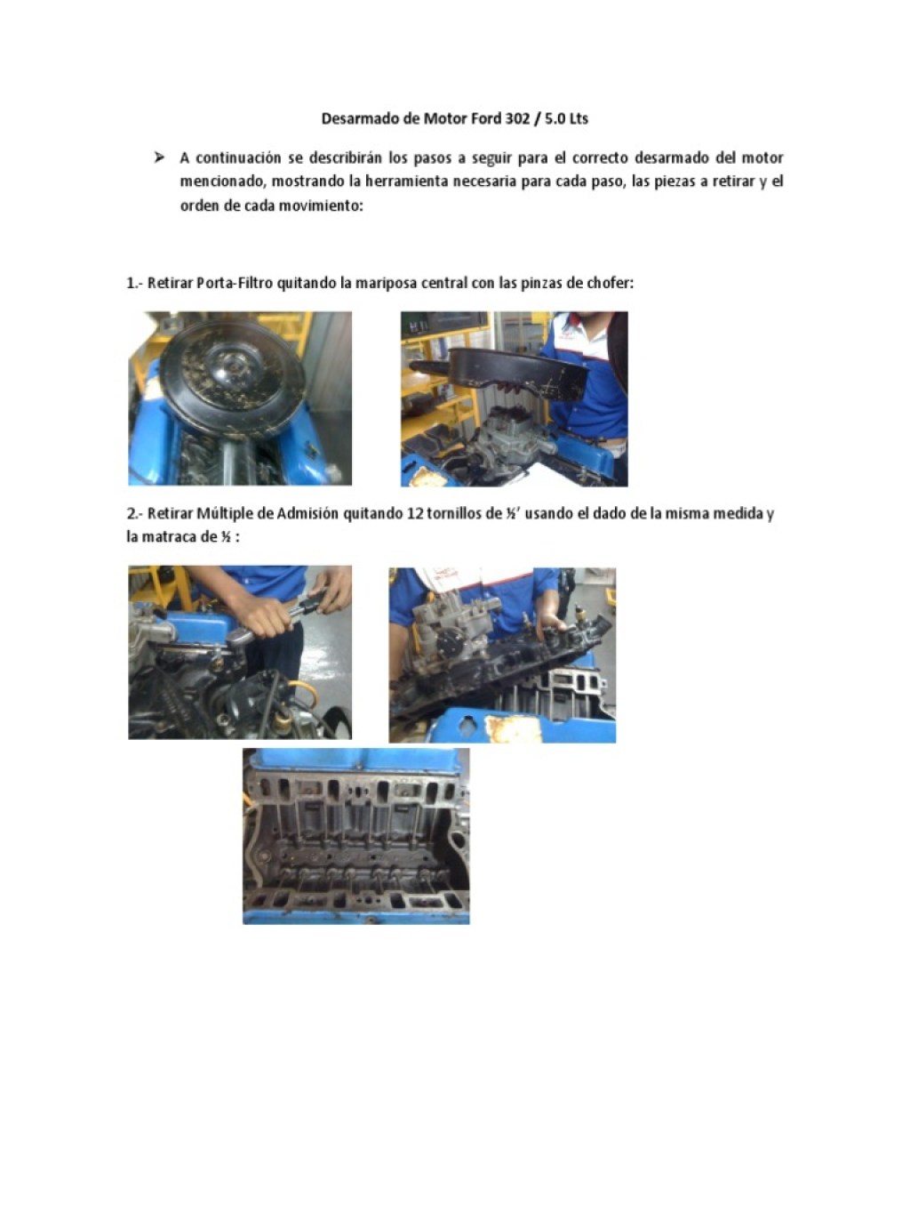 Picture of: Desarmado de Motor Ford  Lts  PDF  Vehículos  Tecnología de
