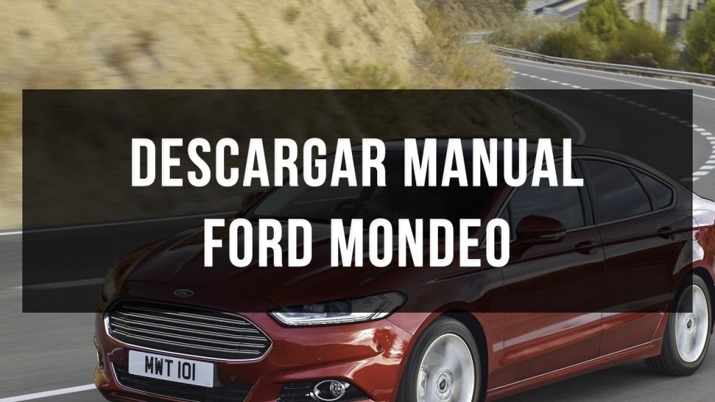 Picture of: Descargar manual de usuario y taller Ford Mondeo
