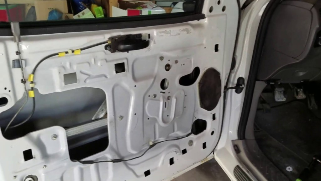 Picture of: – F Door Panel Removal for Work Truck/Base Model
