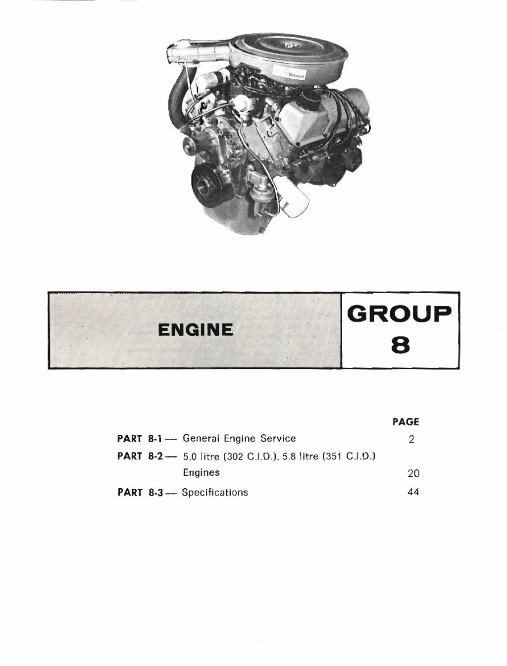 Picture of: Ford  and  V Cleveland Engine Overhaul Repair Manual