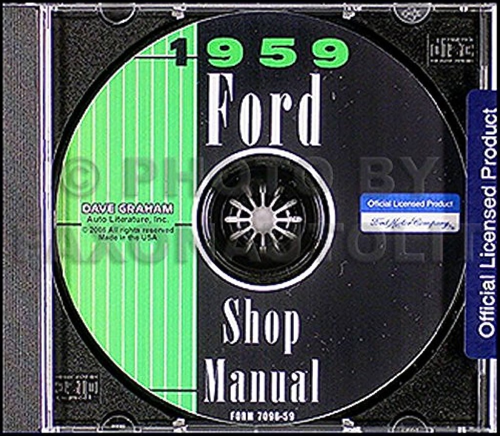 Picture of: Ford CD Repair Shop Manual for all cars, retractable, & Ranchero