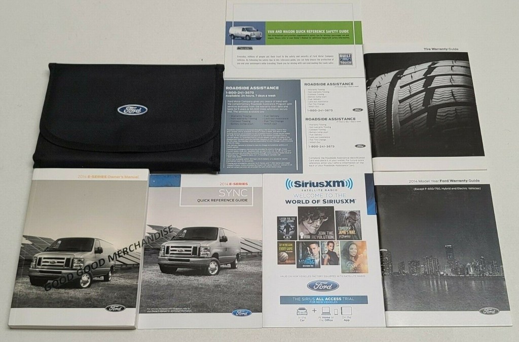 Picture of: FORD E-SERIES E E E OWNERS MANUAL XL XLT SUPER DUTY PASSEN  CARG V