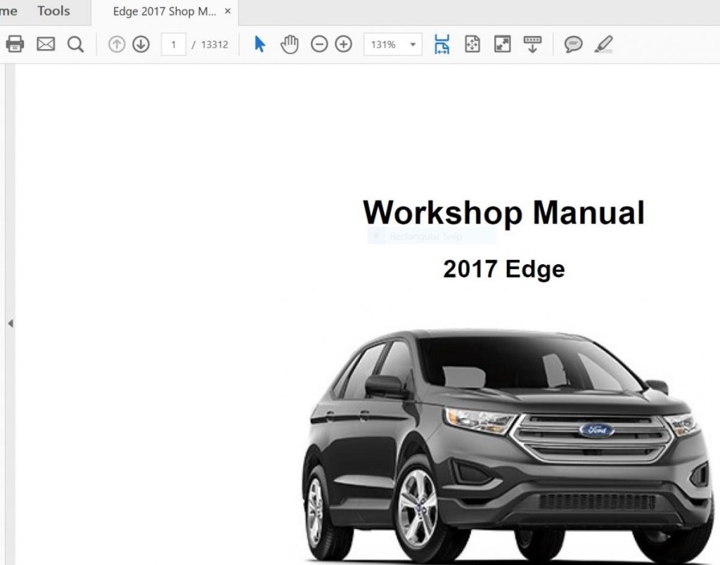 Picture of: Ford Edge factory repair manual – Lounge – Ford Edge Forum