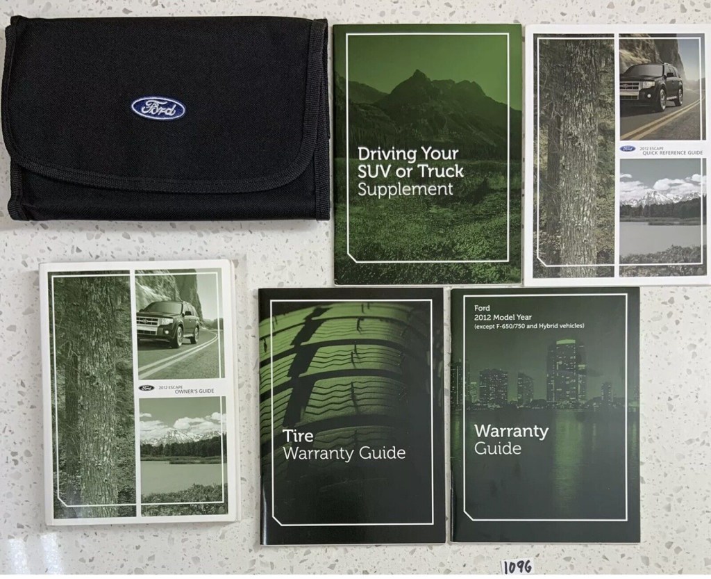 Picture of: FORD ESCAPE OWNERS MANUAL OPERATORS USER GUIDE BOOK SET