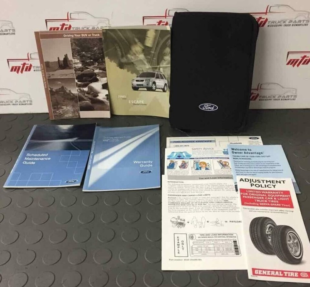 Picture of: Ford Escape Owners Manual with Zipper Case and Supplemental Literature  OEM