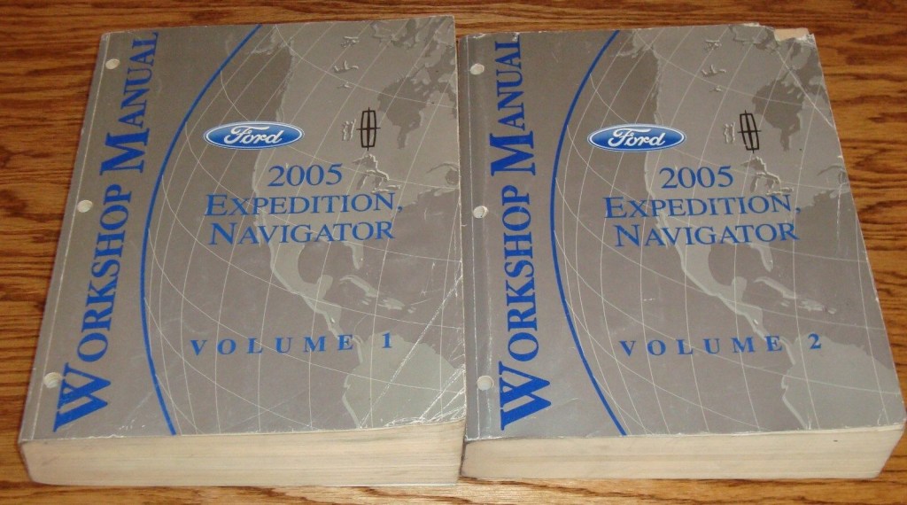 Picture of: Ford Expedition Lincoln Navigator Shop Service Manual Vol  &  Set