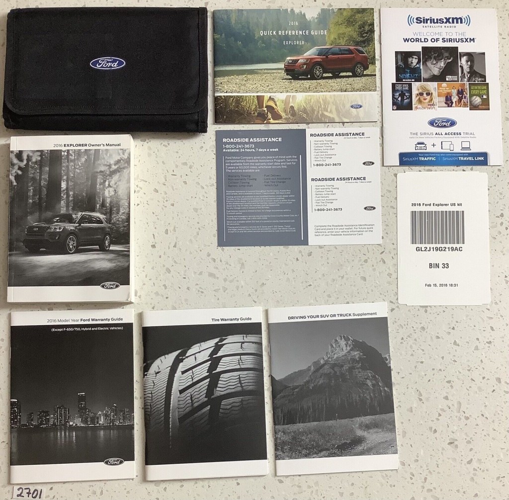 Picture of: FORD EXPLORER OWNERS MANUAL OPERATORS USER GUIDE BOOK SET