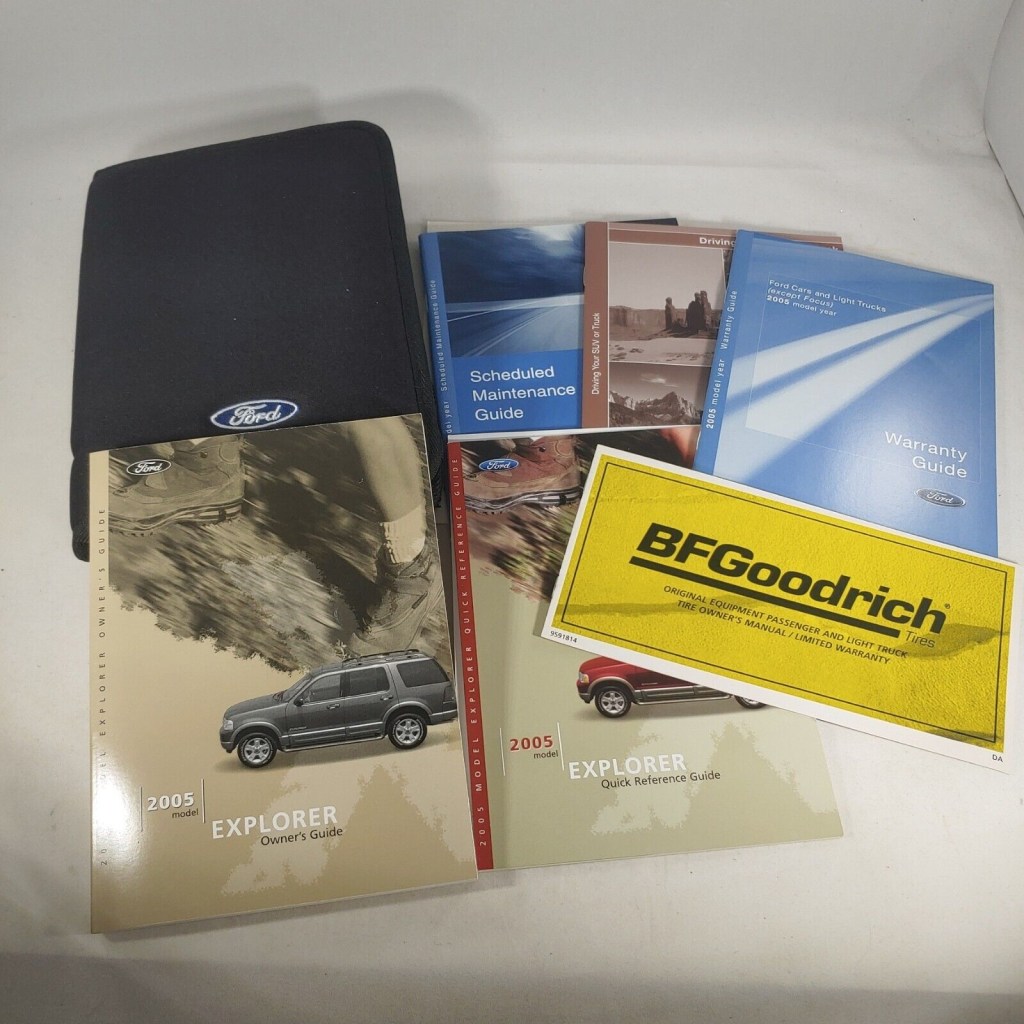 Picture of: Ford Explorer Owners Manual User Guide Operator Book With Zip Case