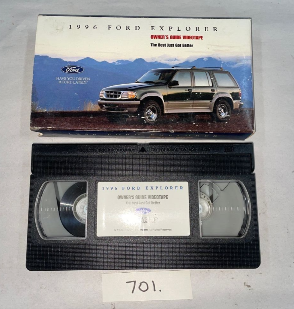 Picture of: FORD EXPLORER VHS VIDEO TAPE OWNERS MANUAL QUICK TIPS USED