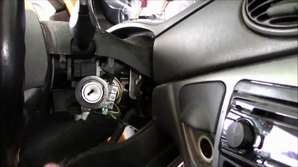 Picture of: Ford Focus Ignition Lock Cylinder Part  — Removal