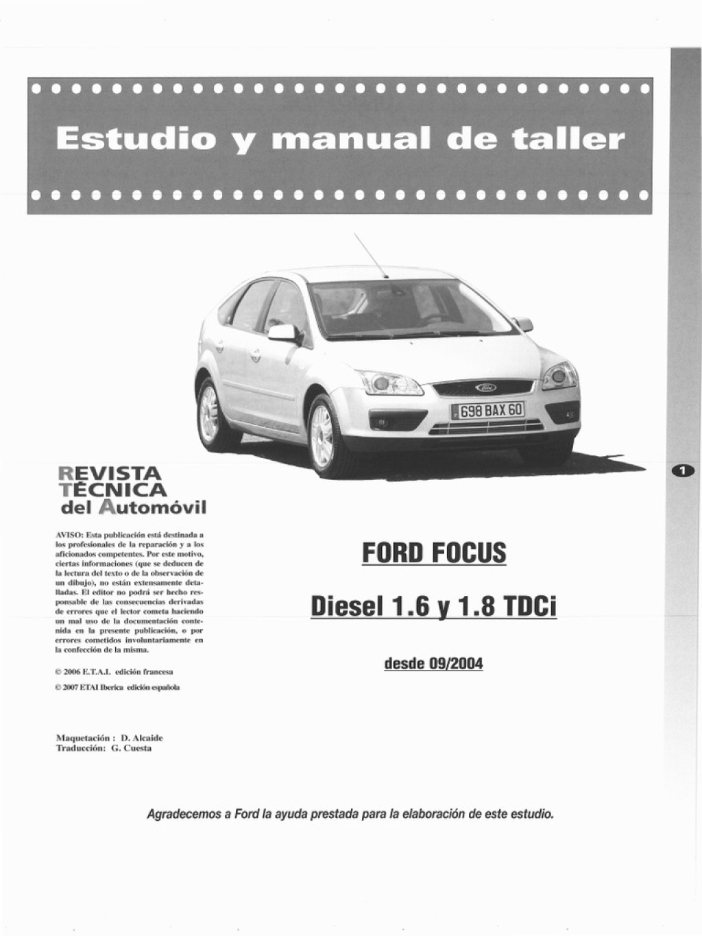 Picture of: Ford Focus II – Manual de Taller-Span PDF  PDF  Airbag  Tornillo