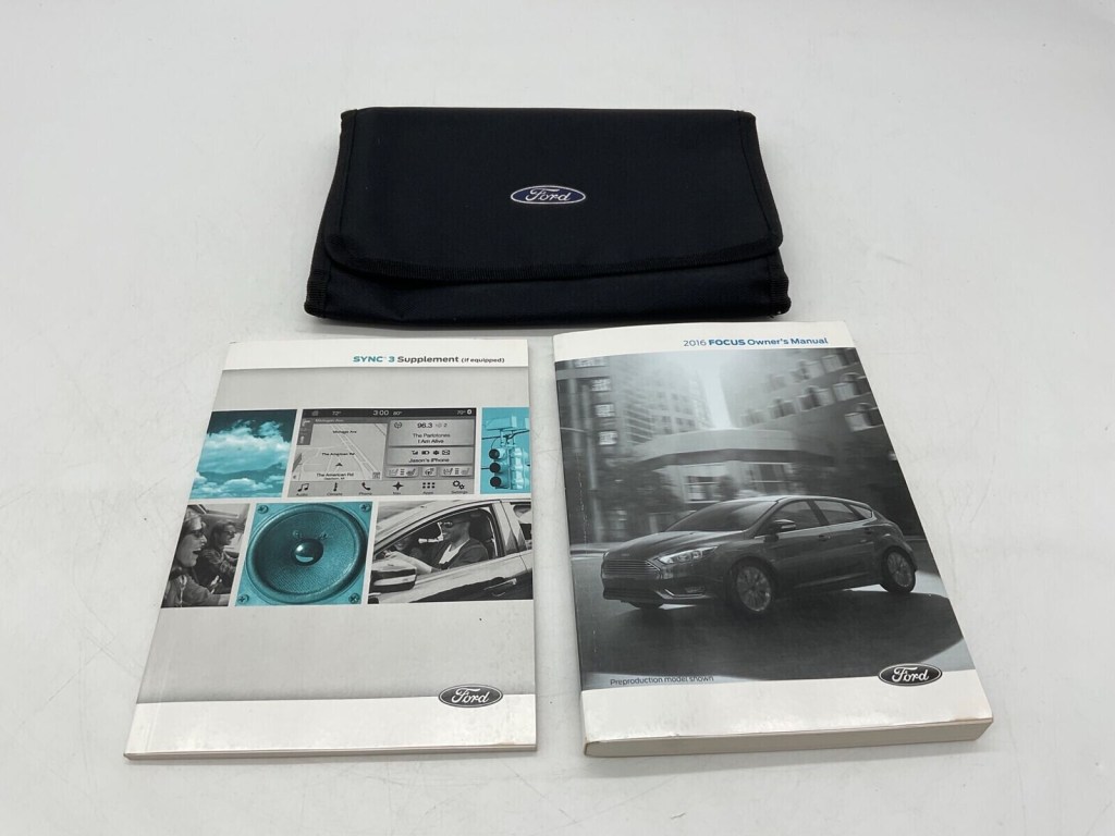 Picture of: Ford Focus Owners Manual Handbook Set with Case OEM HB