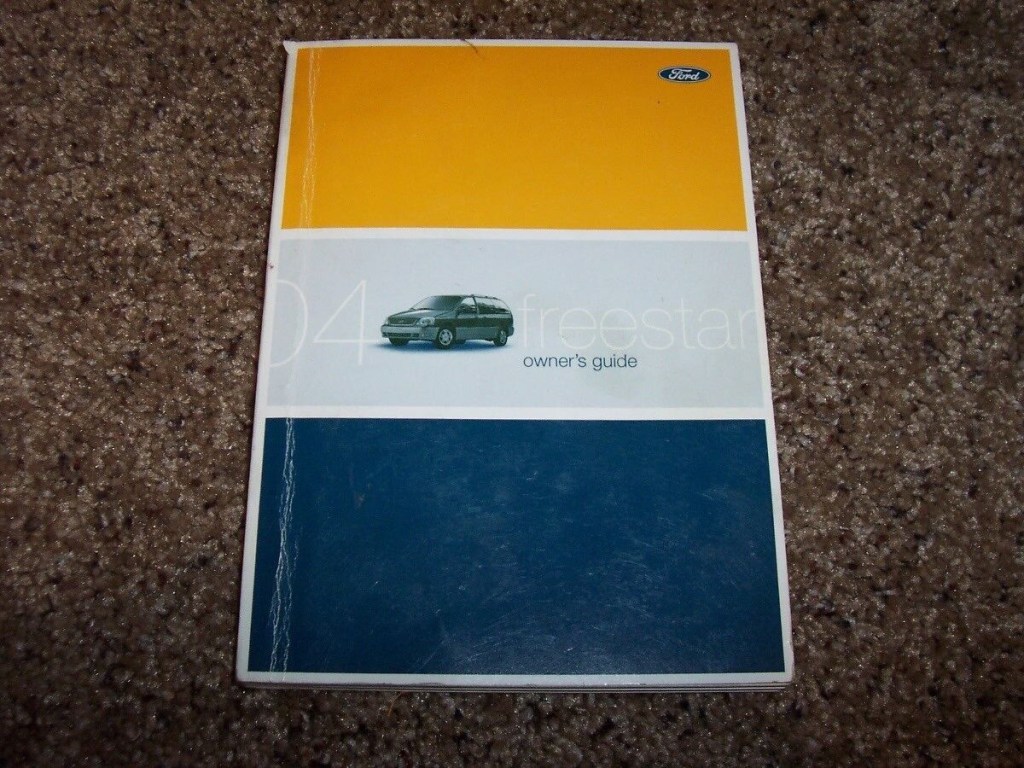 Picture of: Ford Freestar Owner User Guide Operator Manual S SE SES SEL Limited V