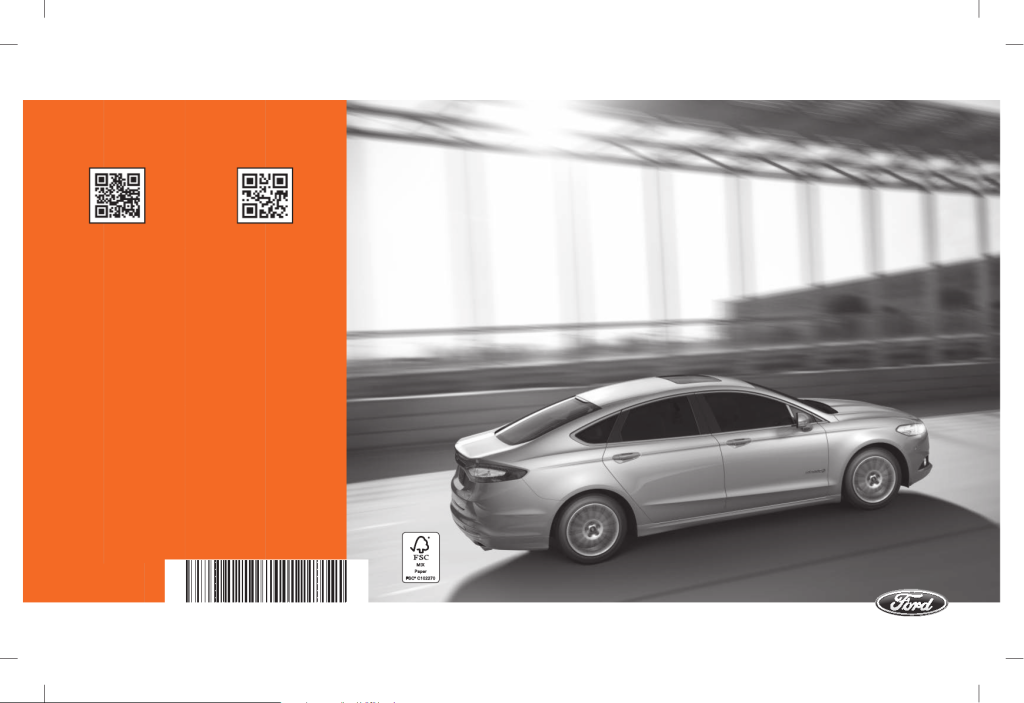 Picture of: Ford Fusion () user manual (English –  pages)