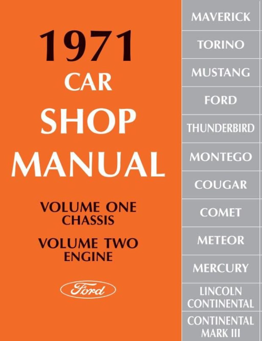 Picture of: Ford, Lincoln, Mercury Car Shop Manual ( Vol Set)