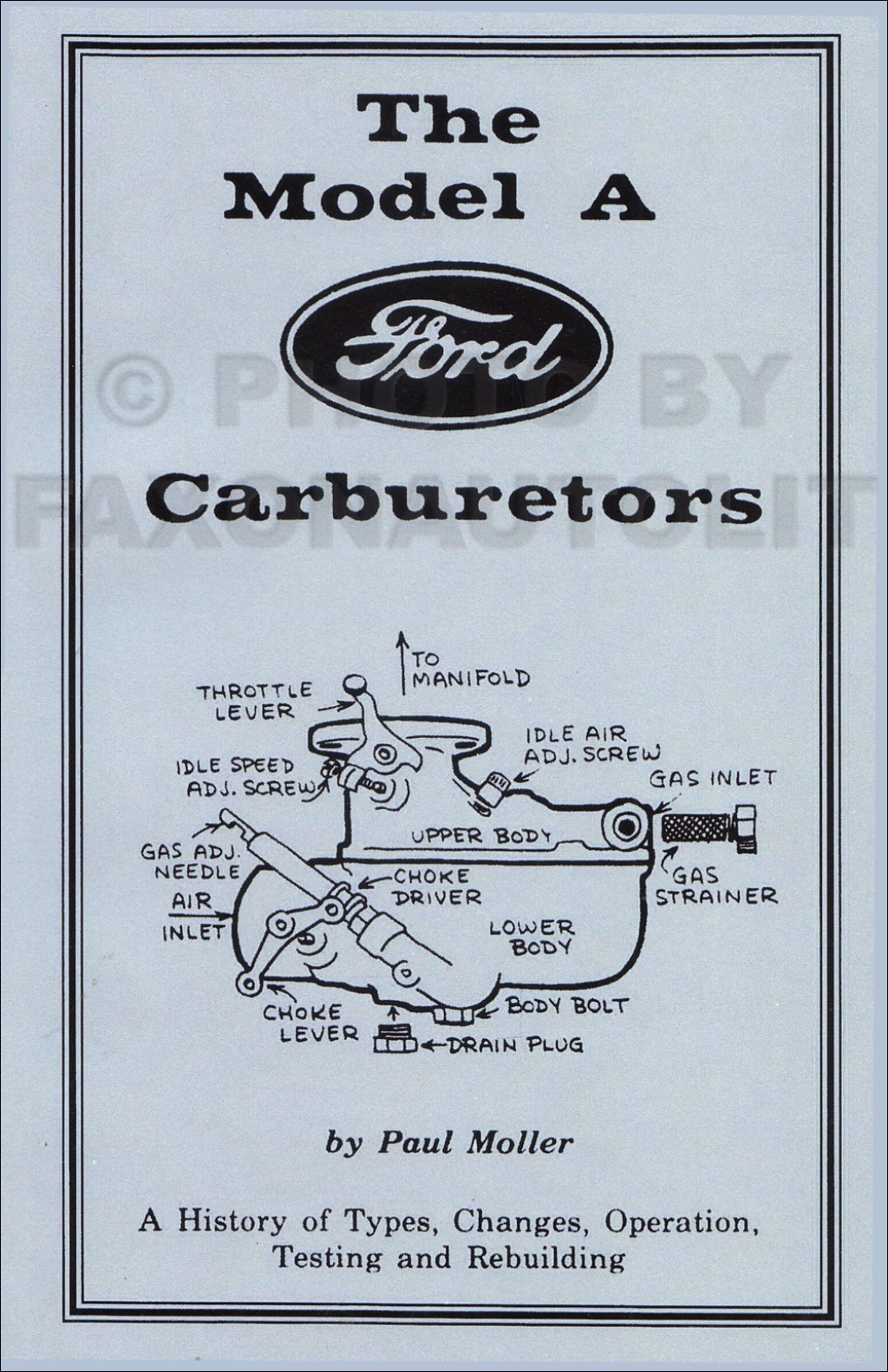 Picture of: – Ford Model A Reprint Carburetor Manual