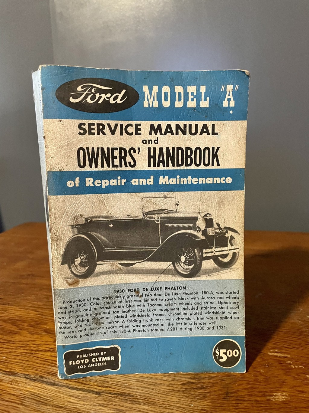 Picture of: Ford Model A Service Manual and Owner’s Handbook or Repair and Maintenance