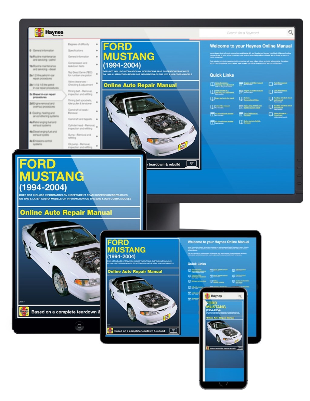 Picture of: Ford Mustang (-) Haynes Online Manuals