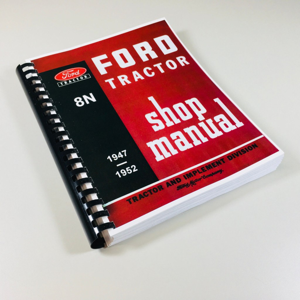 Picture of: Ford N Tractor Service Repair Manual Technical Shop Book N N