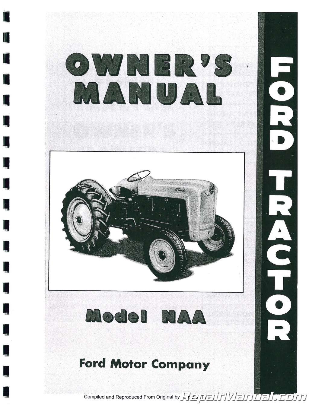Picture of: Ford NAA Jubilee Operators Manual
