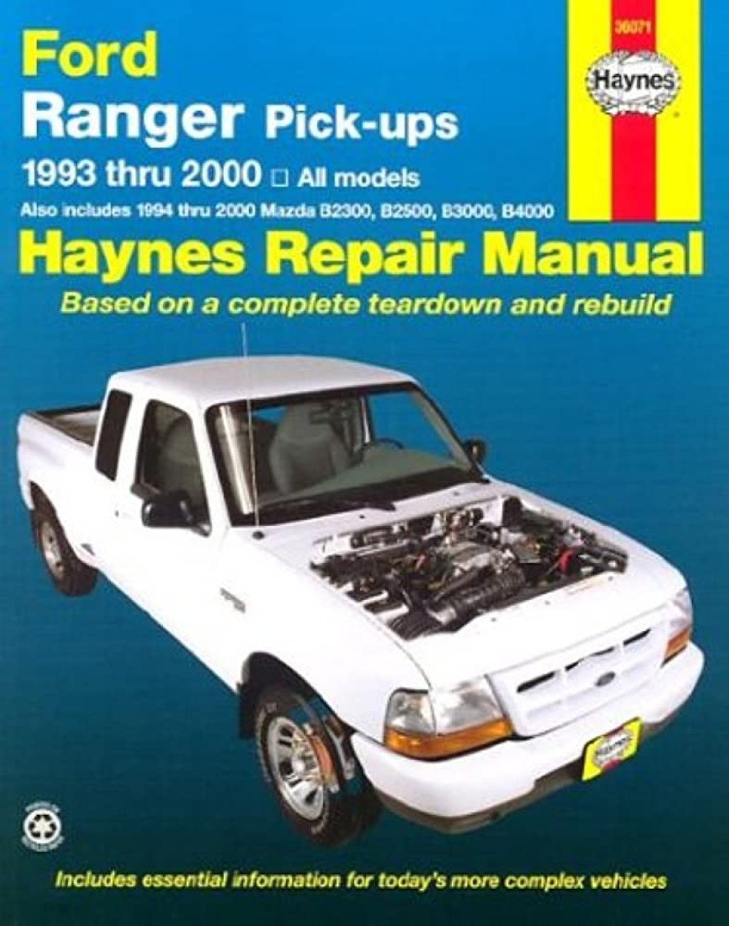 Picture of: Ford Ranger & Mazda B-Series Pick-Ups Automotive Repair Manual: All Ford  Ranger Models, -; All Mazda B, B, & B Pickups,  –