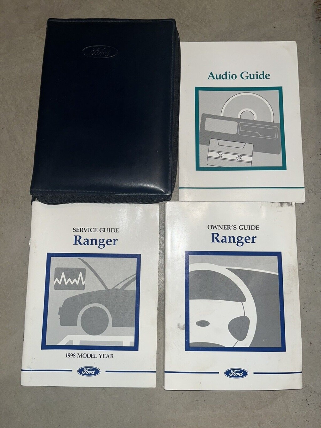 Picture of: Ford Ranger Owner Manual Operating Guide With Case