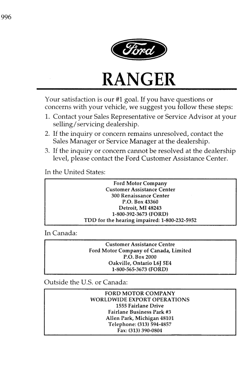 Picture of: FORD RANGER OWNER’S MANUAL Pdf Download  ManualsLib