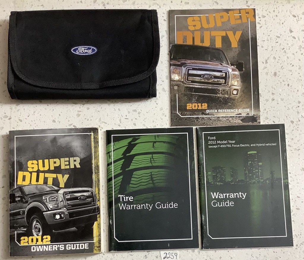 Picture of: FORD SUPER DUTY OWNERS MANUAL F- F- F- F- WD WD V .L