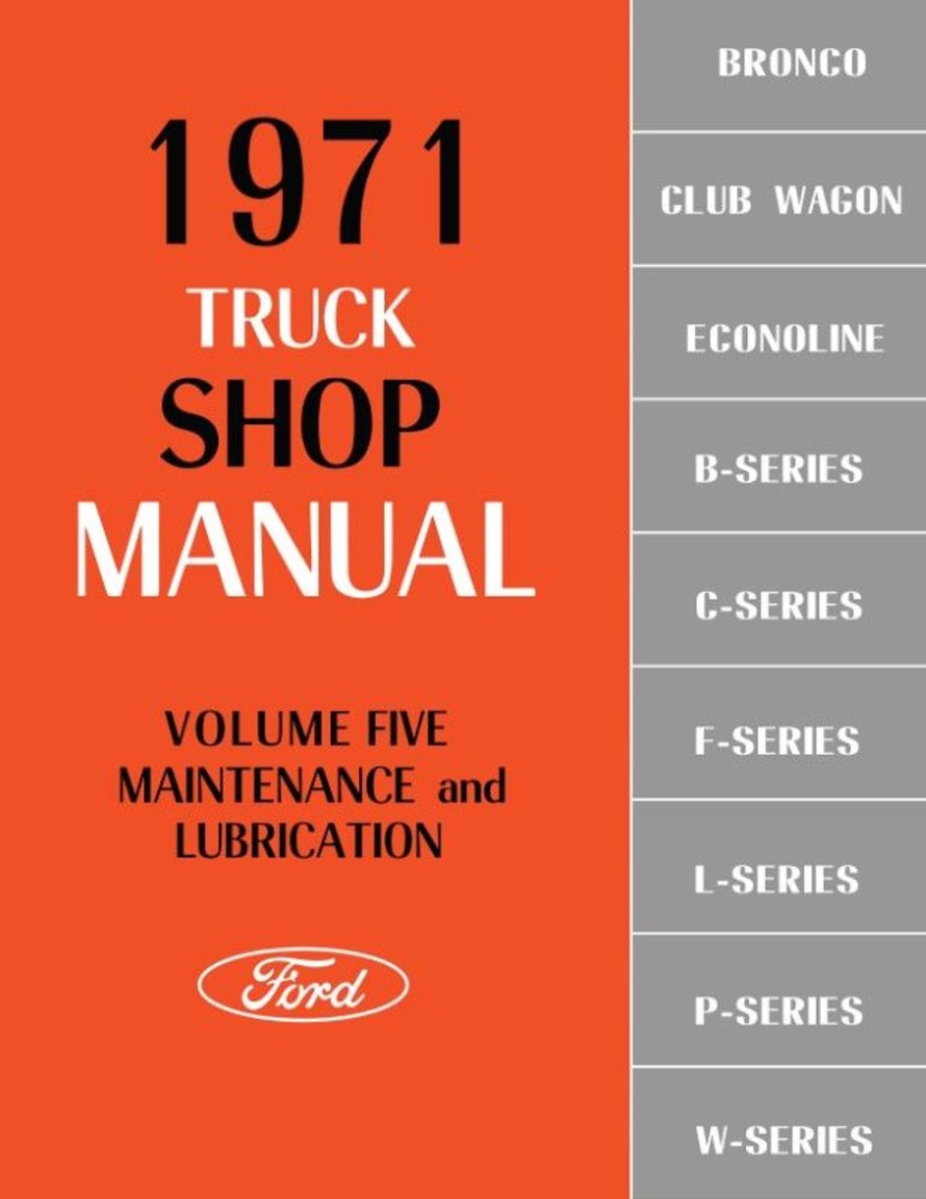 Picture of: Ford Truck Factory Shop Manual (-Volume Set)