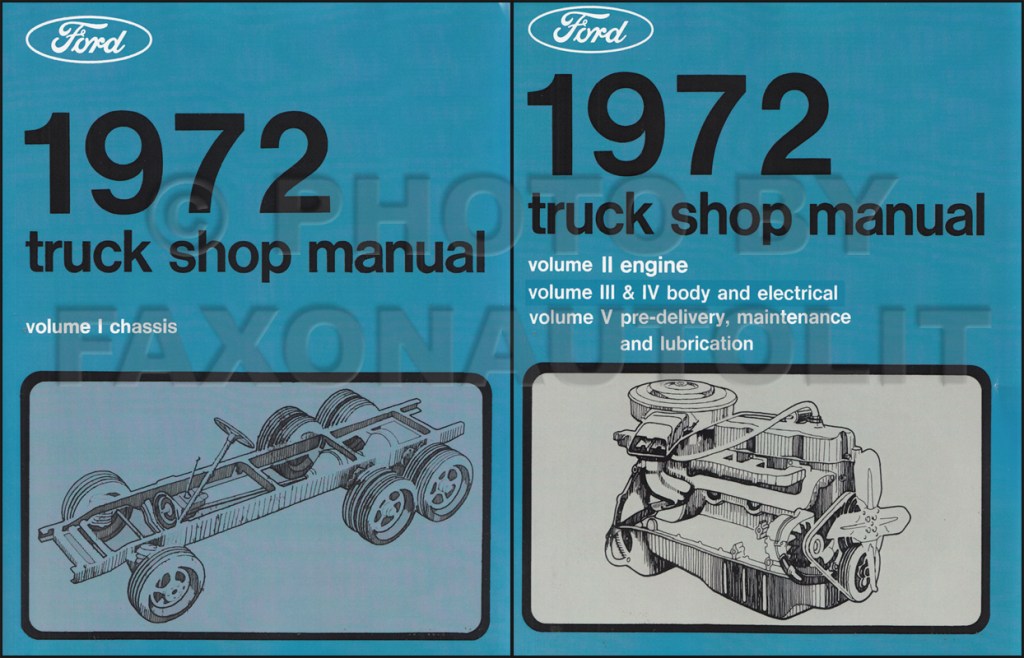 Picture of: Ford Truck Repair Shop Manual Set Reprint