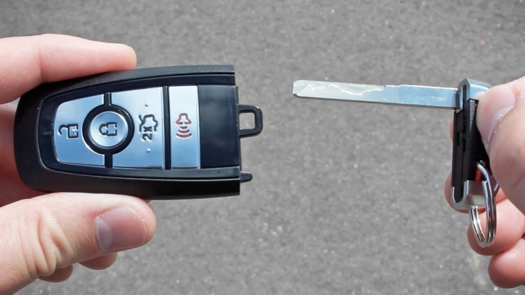 Picture of: How to Open/Start a Push Button  Ford Fusion with a Dead Key Fob Battery