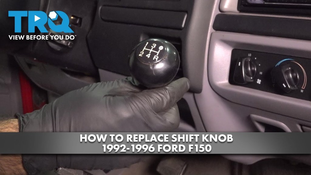 Picture of: How to Replace Shift Knob – Ford F