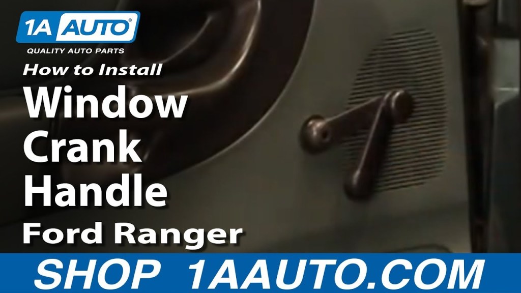 Picture of: How to Replace Window Crank Handle – Ford Ranger