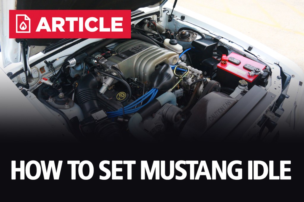 Picture of: How To Set Mustang Idle – LMR