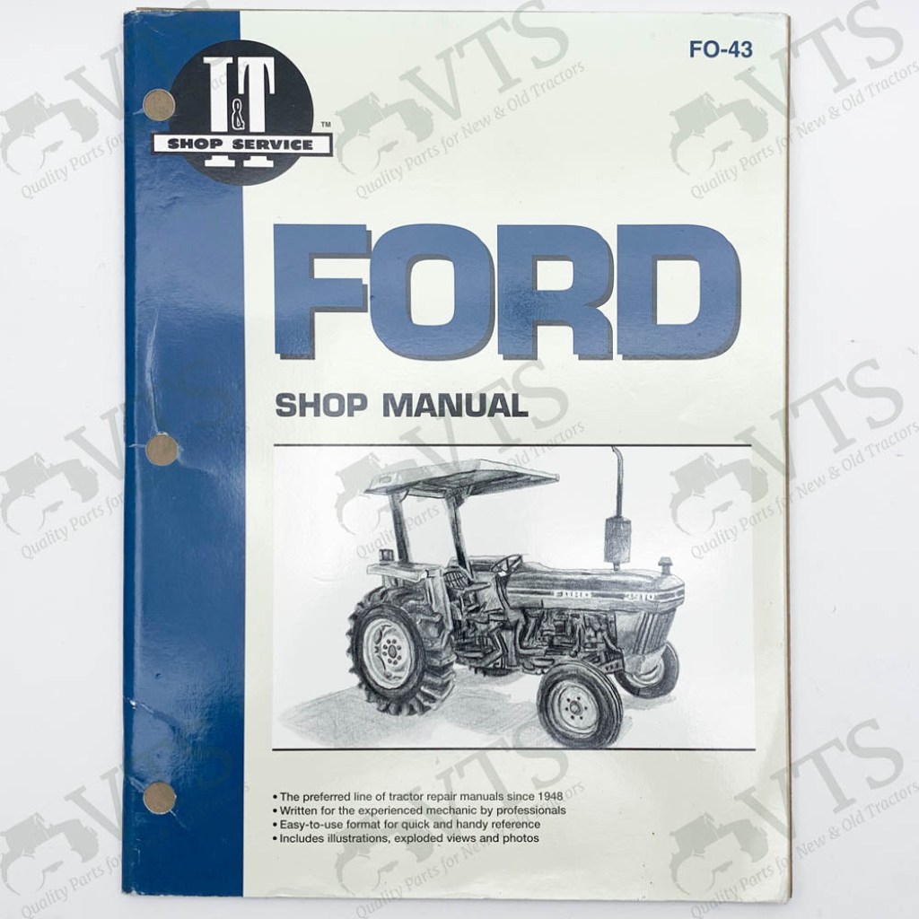 Picture of: I&T Ford Tractor Shop Manual FO-  Ford , ,   VTS