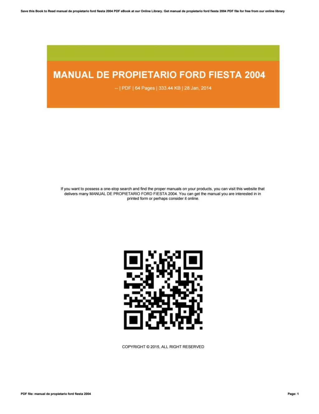 Picture of: Manual de propietario ford fiesta  by tvchd – Issuu