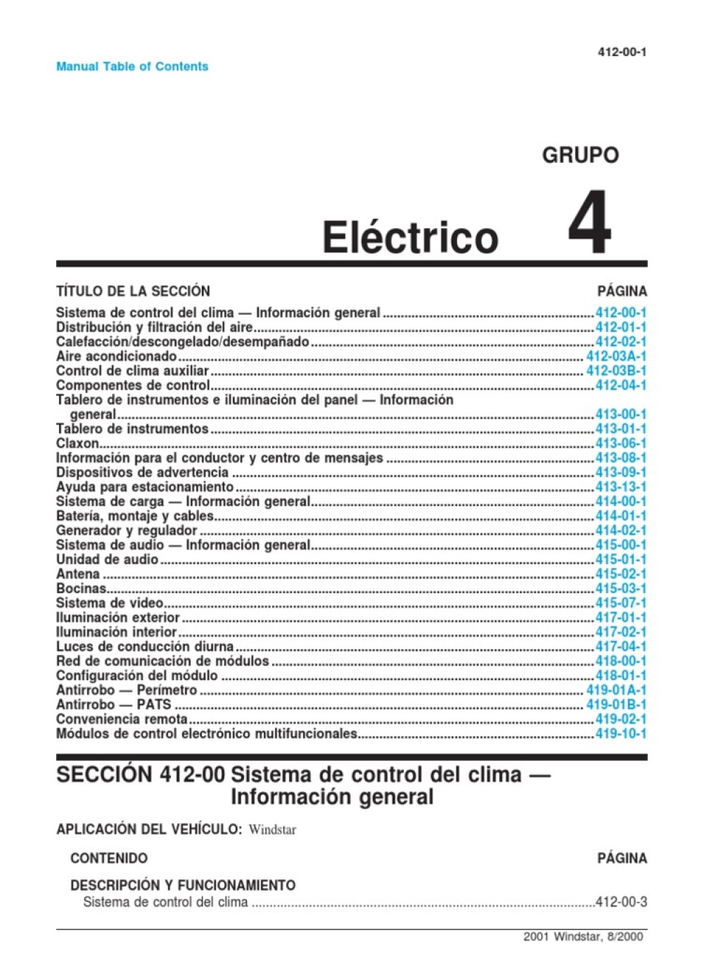 Picture of: Manual-Electrico-automotriz Winstar – PDF  PDF  Humedad