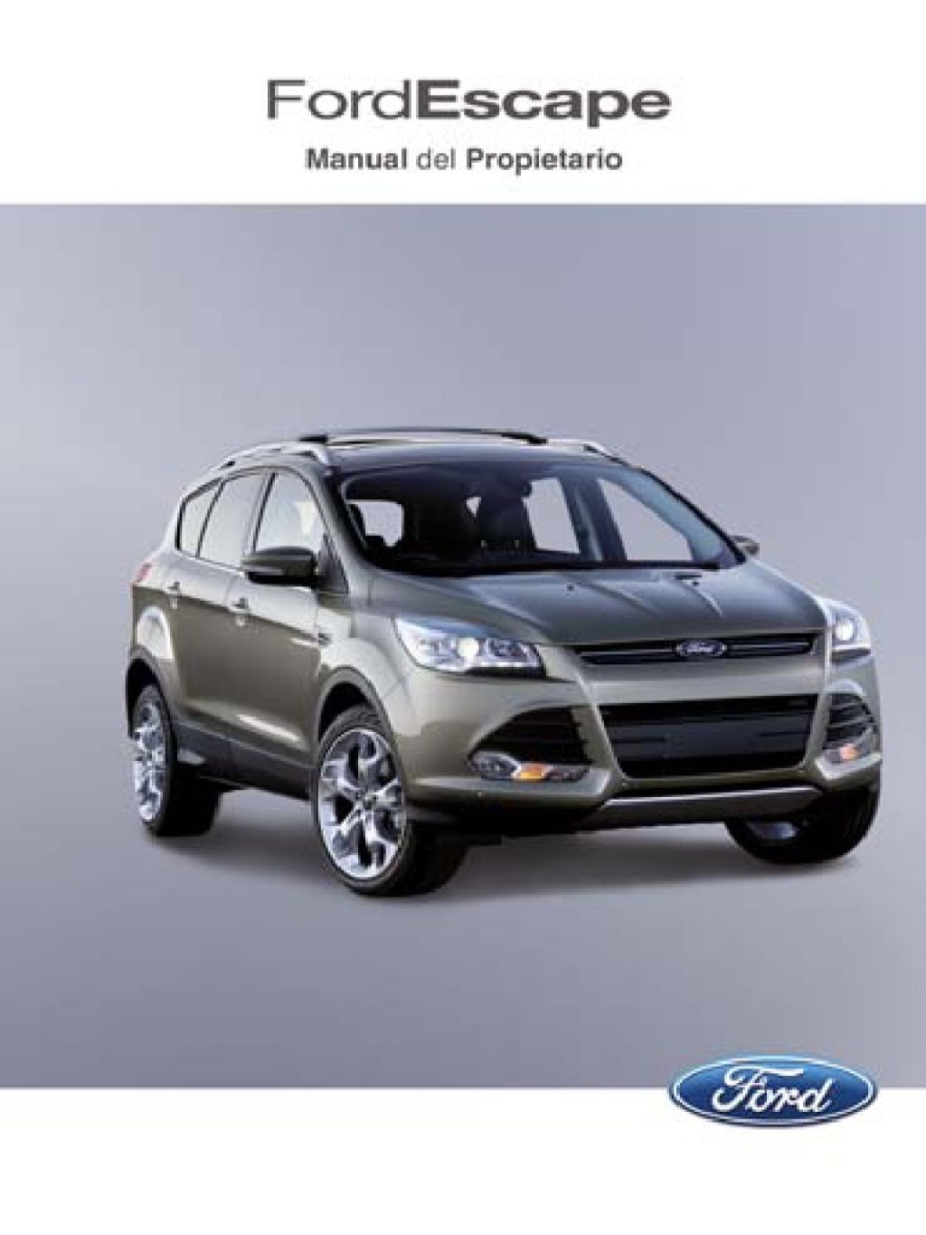 Picture of: MANUAL Ford Escape  Manual Del Propietario  PDF