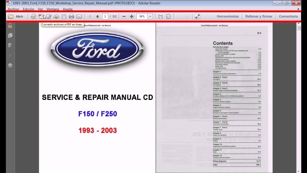 Picture of: Manuales PDF Ford F  a