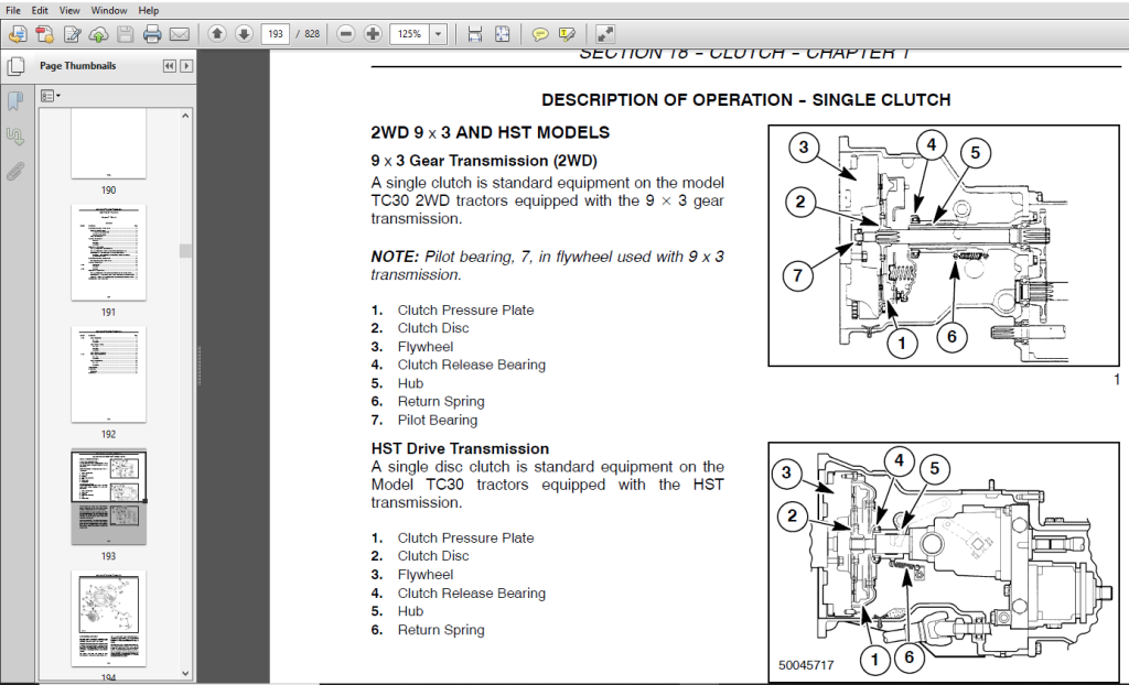 Picture of: New Holland TC Tractor Service Repair Manual () New