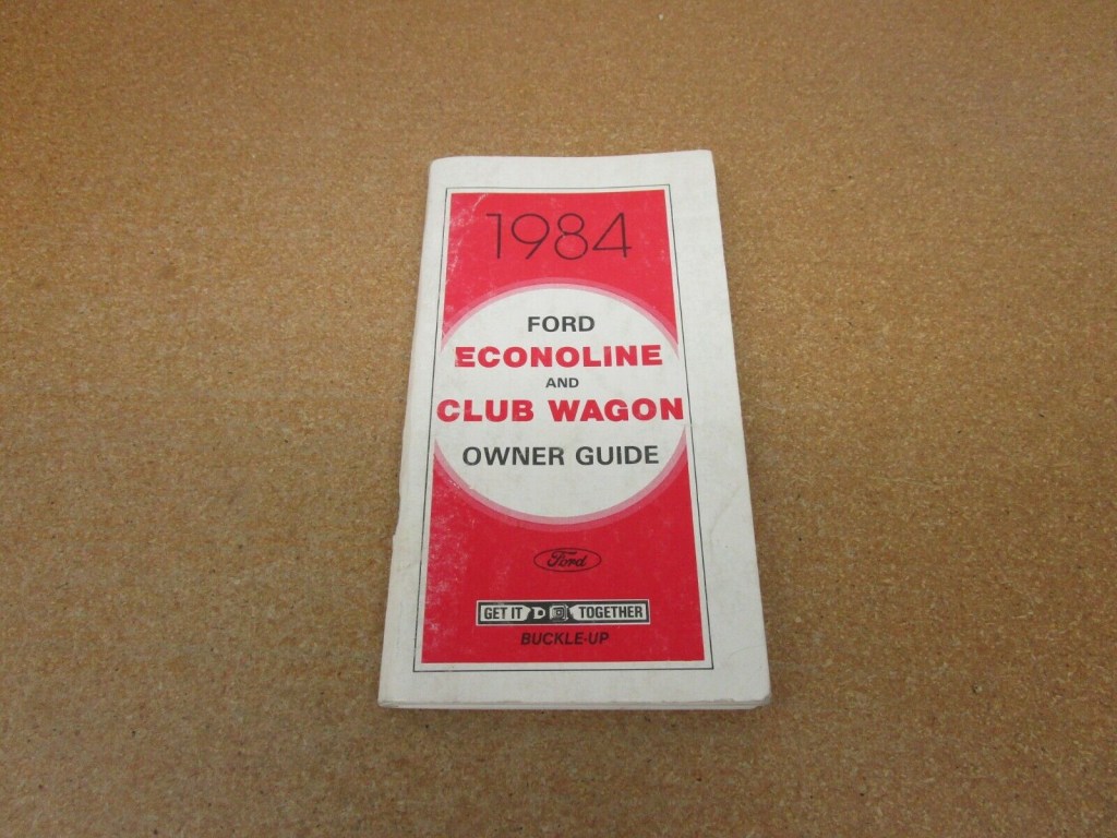 Picture of: ORIGINAL  Ford Econoline Club Wagon van owners manual book guide  literature