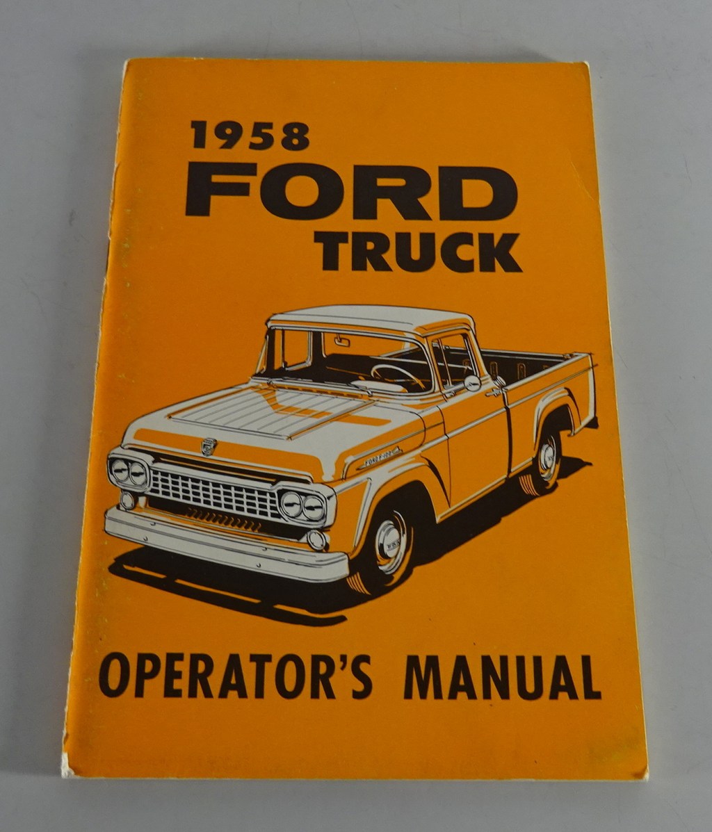 Picture of: Owner´s Manual / Handbook Ford F-Serie Pickup F  – F  Stand
