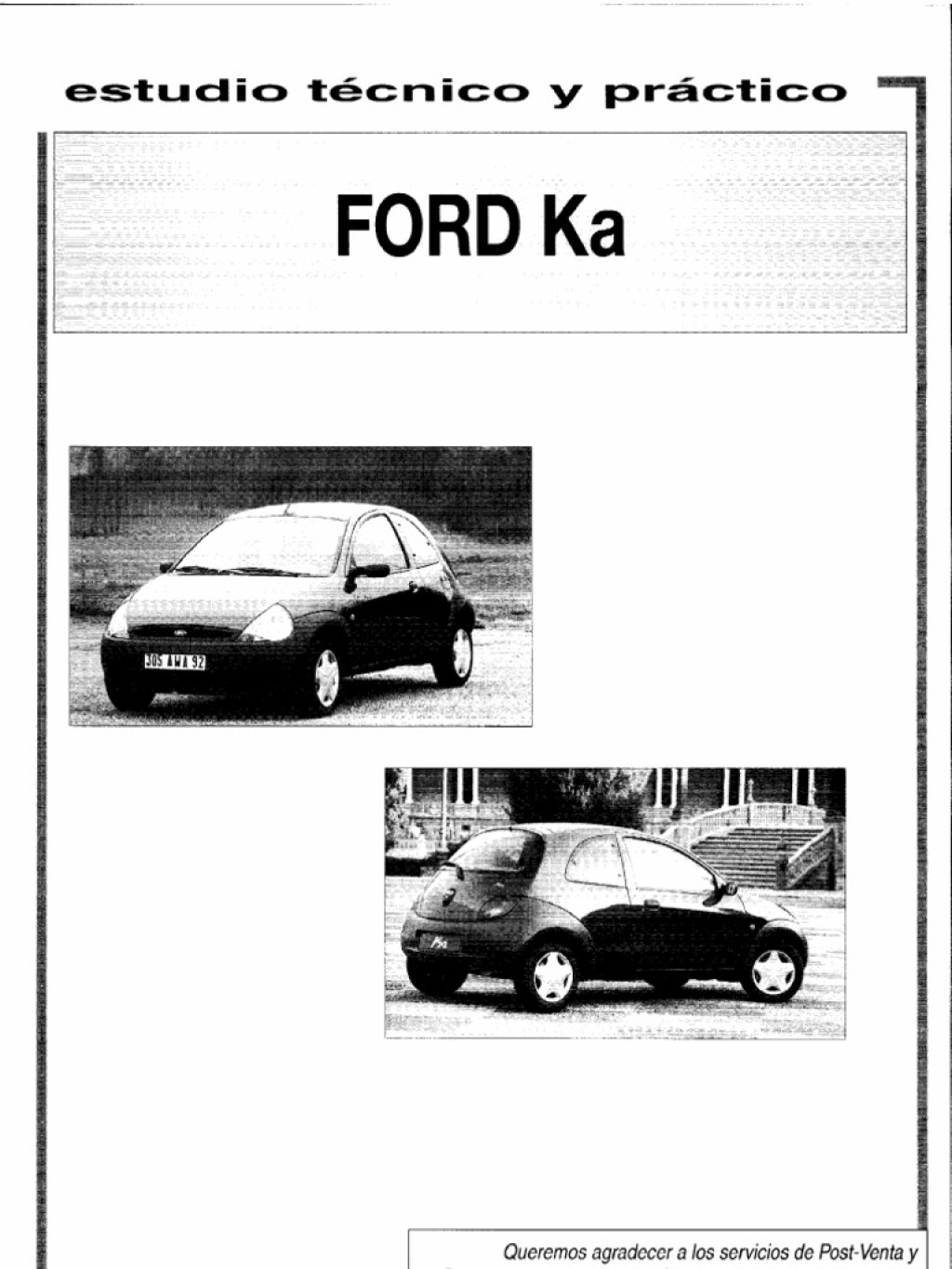 Picture of: PDF) Ford Ka Manual de Taller[] – DOKUMEN
