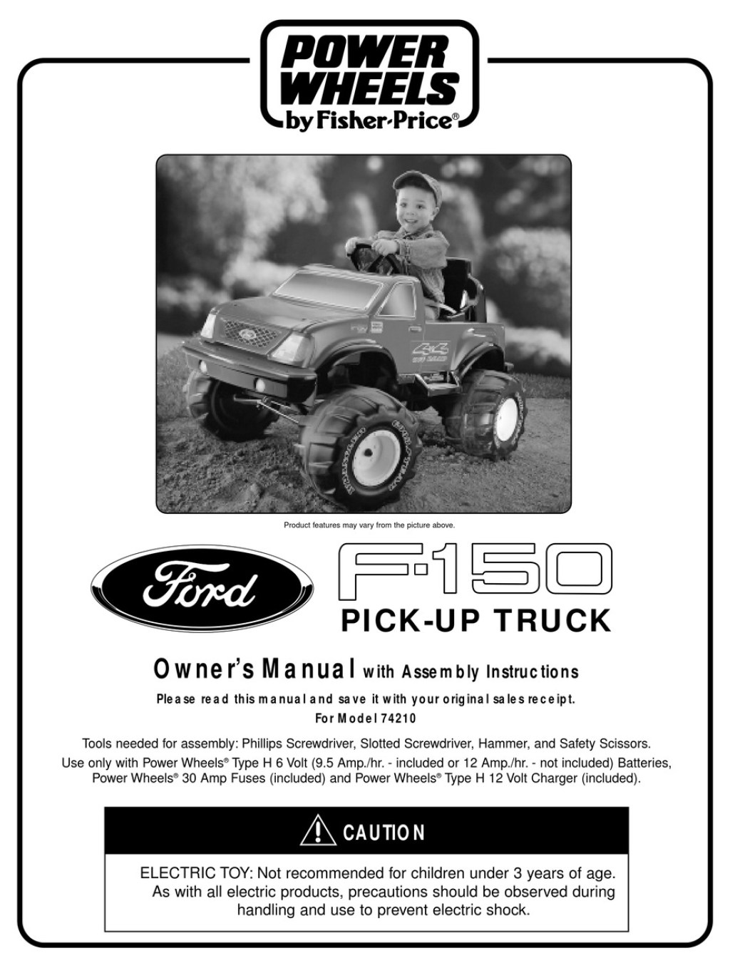 Picture of: POWER WHEELS FORD  OWNER’S MANUAL Pdf Download  ManualsLib