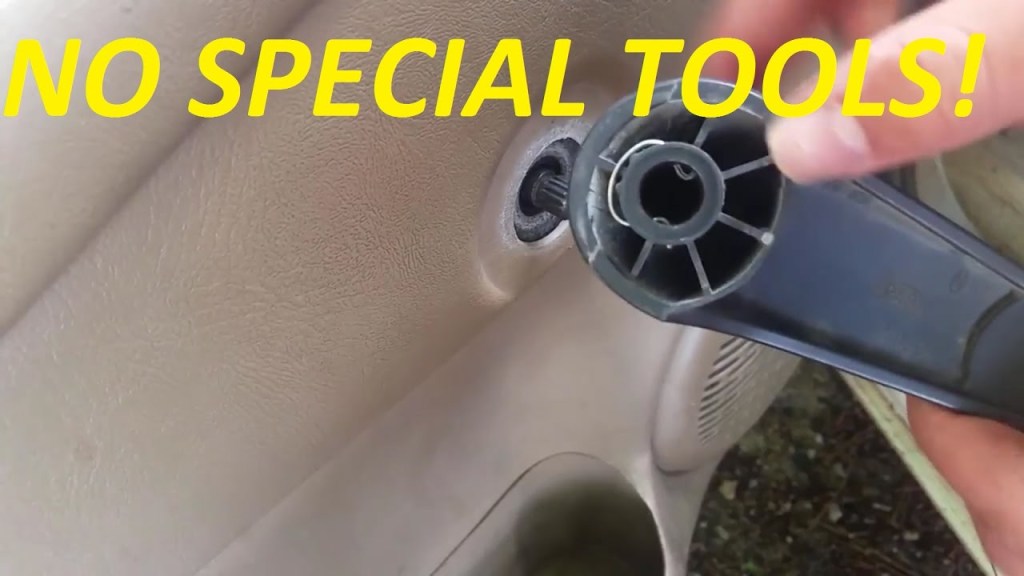 Picture of: Quick Tip – How to Remove Manual Window Crank With No Special Tools