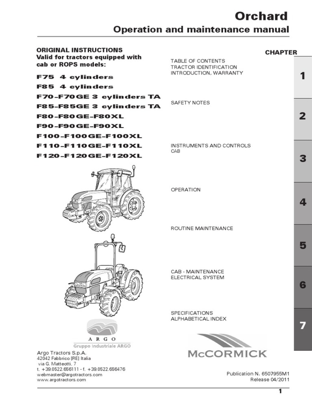 Picture of: Serie F  PDF  Tractor  Four Wheel Drive
