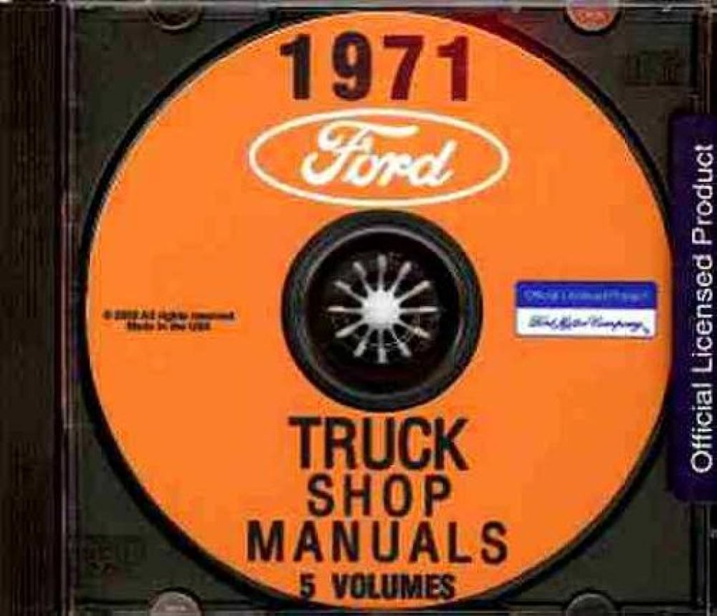 Picture of: STEP-BY-STEP  FORD TRUCK & PICKUP FACTORY REPAIR SHOP & SERVICE MANUAL  CD – INCLUDES F F F F F F TO F, B-Seroes