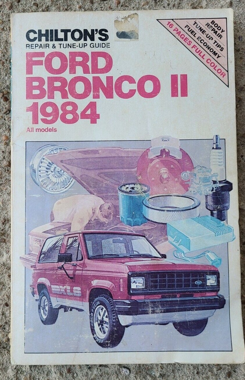 Picture of: Vintage Chilton Repair and Tune up guide Manual Ford Bronco