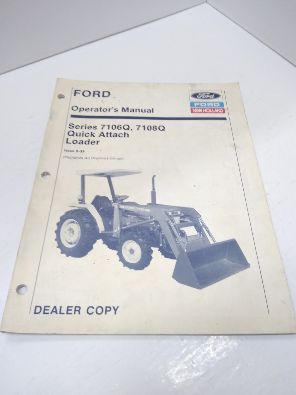 Picture of: Vintage Ford Q Q Quick Attach Loader Operators Manual